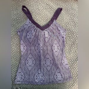 Prana Purple Fitted Sleeveless Camisole